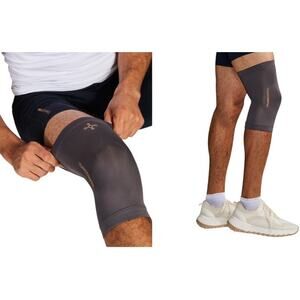 Tommie Copper Recovery Knee Sleeve, Silver Heather, Size Medium, NWT